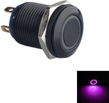 12mm Purple LED Light Momentary Push Button Switch